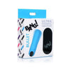 Introducing the Bang Vibrating Bullet With Remote Control Blue - The Ultimate Pleasure Companion for Intimate Moments - Adult Naughty Store