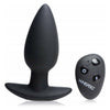 Whisperz Voice Activated 10x Vibrating Butt Plug with Remote Control - Model X1 - Unisex Anal Pleasure - Black - Adult Naughty Store