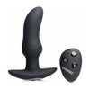 Whisperz Voice Activated 10x Vibrating Prostate Plug with Remote Control - Model X1 - Male P-Spot Pleasure - Black - Adult Naughty Store