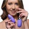 Introducing the SensaPleasure Grape Gasm 36x Swirled Vibrating Remote Control Egg - The Ultimate Pleasure Experience for All Genders! - Adult Naughty Store