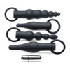 Silky Pleasures Rimming Anal Training Set - Model RS-3000 - Unisex - Versatile Pleasure - Black - Adult Naughty Store