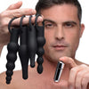 Silky Pleasures Rimming Anal Training Set - Model RS-3000 - Unisex - Versatile Pleasure - Black - Adult Naughty Store