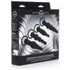 Silky Pleasures Rimming Anal Training Set - Model RS-3000 - Unisex - Versatile Pleasure - Black - Adult Naughty Store