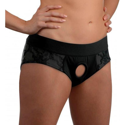 Lace Envy Black Crotchless Panty Harness - L-XL

Introducing the Sensual Pleasure Lace Envy Black Crotchless Panty Harness - Model L-XL for Unleashing Passionate Play and Ultimate Comfort - Adult Naughty Store