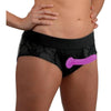 Lace Envy Black Pegging Set with Lace Crotchless Panty Harness and Dildo - L-XL - Adult Naughty Store