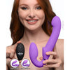 Ergo-Fit G-Pulse 10x Remote Control Inflatable and Vibrating Strapless Strap-On - Purple
