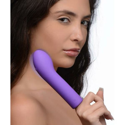 Introducing the SensaTouch™ 10x Silicone G-Spot Pleaser - Model ST-5000: Ultimate Pleasure for Her in Luxurious Purple