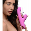 5 Star Silicone Pulsing and Vibrating Rabbit Vibe - Model 13x - Pink - For Intense Clitoral and G-Spot Pleasure - Adult Naughty Store