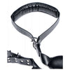 Deluxe Comfort Padded Thigh Sling With Wrist Cuffs - Model X23 - Unisex - Ultimate Pleasure - Black - Adult Naughty Store