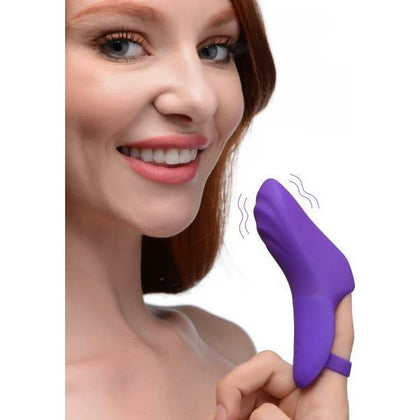 Introducing the Exquisite Pleasure Pro Silicone Vibrator - Model 7x Finger Bang Her, specifically designed for intensified pleasure and ultimate satisfaction.