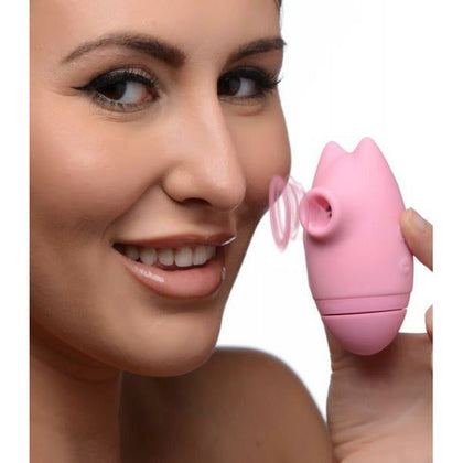 Introducing the Pleasure Petals Kitty Licker 5x 3 In 1 Clit Stimulator - A Versatile Pleasure Companion for Intense Clitoral Stimulation in Pink - Adult Naughty Store