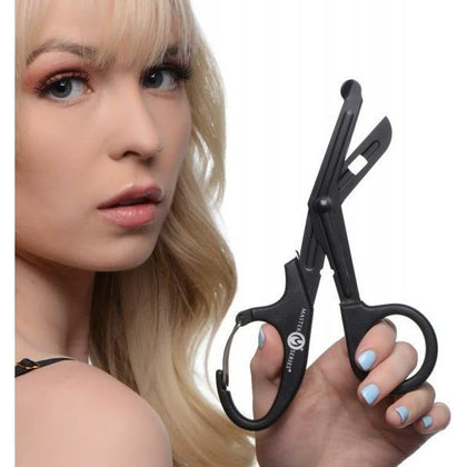 Introducing the Snip Heavy Duty Bondage Scissors With Clip - The Ultimate BDSM Tool for Rope Cutting and Pleasure Exploration - Adult Naughty Store