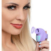 Purple Pleasure Mini Silicone Clit Stimulator - Model 12X - Women's Compact Finger Vibrator - Adult Naughty Store