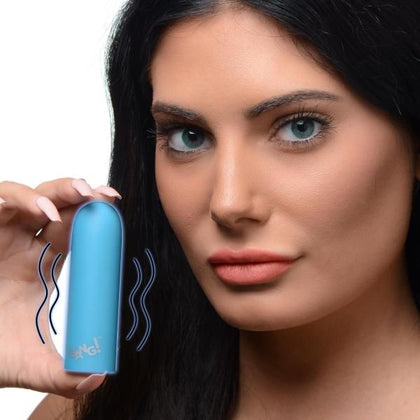 Introducing the SensaPleasure 10x Mega Silicone Vibrator - Blue: The Ultimate Pleasure Powerhouse - Adult Naughty Store