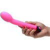 Introducing the Luxe Pleasure 10x Silicone G-Spot Vibrator - Model LPGSV-10X, Pink - Adult Naughty Store