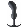 VelvetTouch™ XL Premium Silicone Weighted Prostate Plug - Model 17.2 - Male Anal Pleasure - Black