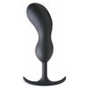 VelvetTouch™ XL Premium Silicone Weighted Prostate Plug - Model 17.2 - Male Anal Pleasure - Black - Adult Naughty Store