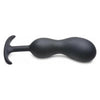 VelvetTouch™ XL Premium Silicone Weighted Prostate Plug - Model 17.2 - Male Anal Pleasure - Black - Adult Naughty Store