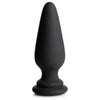 Tailz Interchangeable Silicone Anal Plug - Large, Model TAP-L, Unisex, Anal Pleasure, Black - Adult Naughty Store