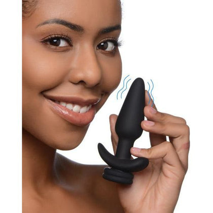 Interchangeable 10x Vibrating Small Silicone Anal Plug With Remote