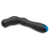 Velvety Smooth Black Silicone Beaded Prostate Vibrator - Model X12: Intense Pleasure for Men - Adult Naughty Store