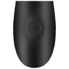 Velvety Smooth Black Silicone Beaded Prostate Vibrator - Model X12: Intense Pleasure for Men - Adult Naughty Store