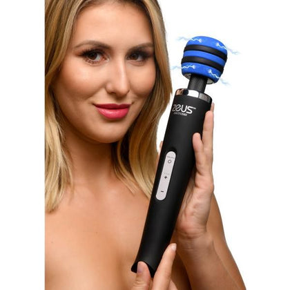 Blue-Arc E-Stim Vibrating Wand Massager - Model X1B: Intense Pleasure for All Genders - Blue - Adult Naughty Store