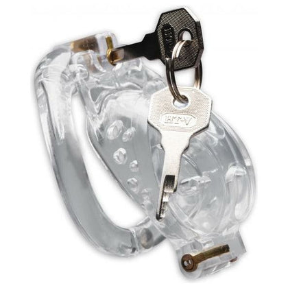 Lockdown Customizable Chastity Cage - Clear: The Ultimate Breathable Chastity Experience for Men