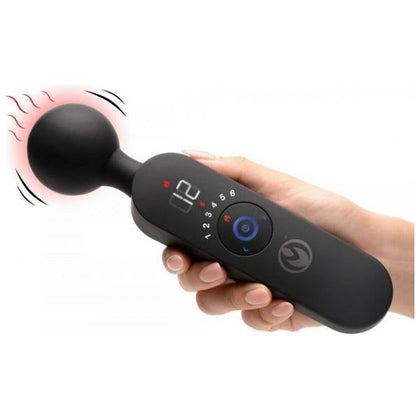 LuxeTouch™ 72x Silicone Heating Wand Massager for Women - The Ultimate Pleasure Experience in Black