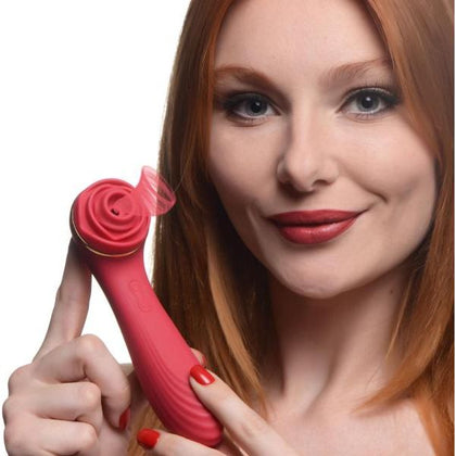 Passion Petals 10x Silicone Suction Rose Vibrator - Red

Introducing the SensaRose™ 10x Silicone Suction Rose Vibrator - Red: A Luxurious Pleasure Device for Unparalleled Clitoral Stimulation