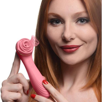 Passion Petals 10x Silicone Suction Rose Vibrator - Pink - Adult Naughty Store