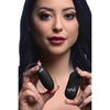 Silky Pleasures Nubbed Silicone Vibrating Egg - Model X28 - Women's Intimate Pleasure - Black - Adult Naughty Store