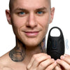 Introducing the SensaPleasure™ 7x Vibrating Silicone Ball Sack: The Ultimate Male Pleasure Stimulator in Black - Adult Naughty Store