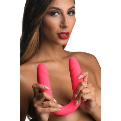 Silicone Double Dildo with Remote Control - Model 7x Double Down - Dual Pleasure for Couples - Pink

Introducing the PleasureMaxx 7x Double Down Silicone Double Dildo with Remote Control - Mo - Adult Naughty Store