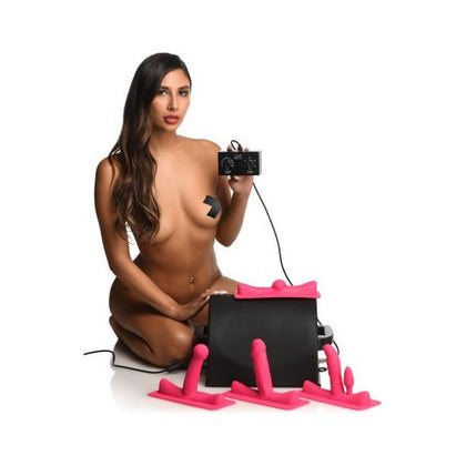 Introducing the Saddle Pro 50x Sex Machine - The Ultimate Pleasure Powerhouse for All Genders, Delivering Intense Stimulation and Endless Thrills in Vibrant Color!
