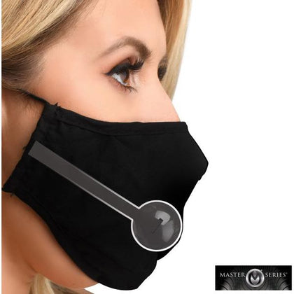 Undercover Intimate Essentials Ball Gag Face Mask - Model X1 - Unisex - Enhanced Pleasure - Black