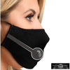 Undercover Intimate Essentials Ball Gag Face Mask - Model X1 - Unisex - Enhanced Pleasure - Black - Adult Naughty Store