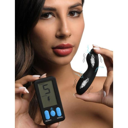 Introducing the ElectraPulse E-Stim Panty Vibe - Model EPV-3000: A Revolutionary Pleasure Experience for Women in Sensational Black - Adult Naughty Store