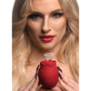 Mystic Rose Sucking And Vibrating Silicone Rose - The Ultimate Pleasure Experience for Women - Model MR-500 - Red - Adult Naughty Store