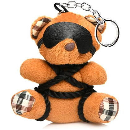 Shibeari Teddy Bear Bondage Keychain - Kinky BDSM Toy, Model X123, Unisex, Pleasure for All, Brown - Adult Naughty Store