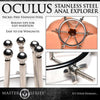 Oculus Stainless Steel Anal Explorer - Model X1 - Unisex Anal Pleasure - Metallic Silver - Adult Naughty Store