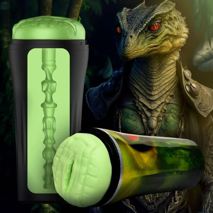 Introducing the Raptor Reptile Stroker - A Sensational Silicone Stimulation Device for Alluring Adventures in Pleasure!