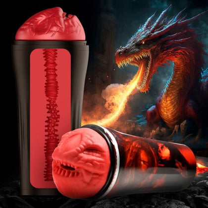 Introducing the Dragon Snatch Stroker: The Ultimate Red Dragon Pleasure Device for Men, Model DS-500, Designed for Intense Stimulation and Mind-Blowing Satisfaction in the Privacy of Your Own Lair