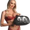 Luxury Fetish Collection: Cuffed And Loaded Travel Bag with Handcuff Handles - Model X1, Unisex, Pleasure Area: Full Body, Black