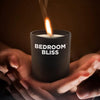 Bedroom Bliss Lover's Massage Candle - Vanilla Scented Sensual Wax Play Candle, Model Elegance 118B, Unisex, Full Body, Ivory - Adult Naughty Store