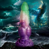 Aqua Phoenix Ribbed Silicone Dildo - Model X1: Premium Pleasure for Any Gender (Jade Purple) - Adult Naughty Store