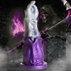 🌟 Behold the Elysium Pleasures Grim Reaper Silicone Dildo Model 666 | Unisex | Anal Stimulation | Purple & Silver 🌟 - Adult Naughty Store