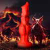 🔥 Embrace the Inferno: Fire Hound Silicone Dildo - Medium 🔥 - Adult Naughty Store