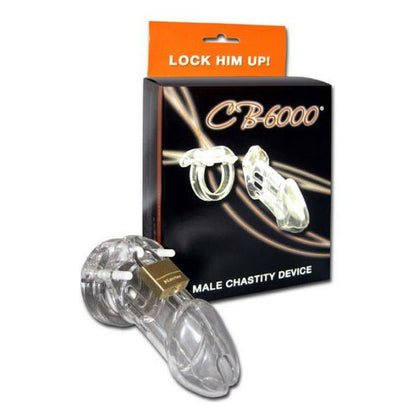 Clear Polycarbonate CB-6000 Male Chastity Device - Advanced Comfort and Security for Long-Term Wear