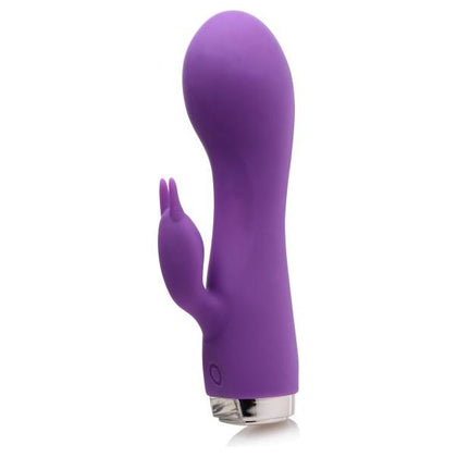 Curve Toys Wonder Mini Rabbit Silicone Vibrator - Model WR10 - For Women - G-Spot and Clitoral Stimulation - Purple